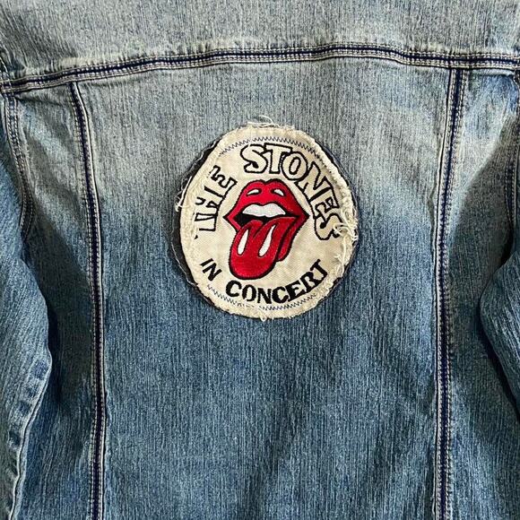 Vintage rolling stones denim jacket - Picture 7 of 7